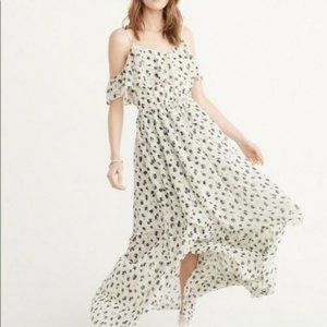 Abercrombie & Fitch Cold Shoulder Maxi Dress